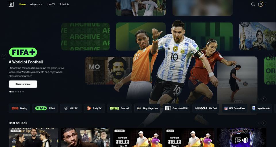DAZN USA Lifetime