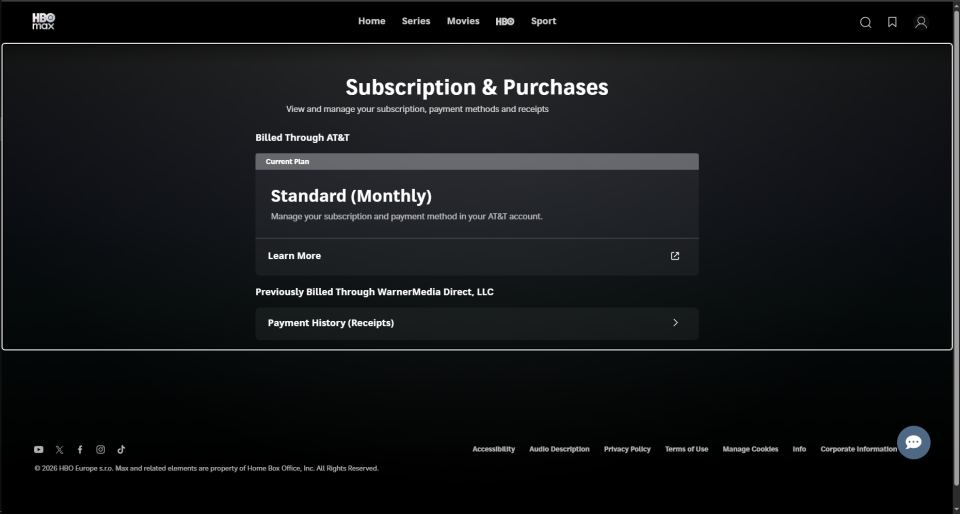 HBO Max Lifetime Accounts