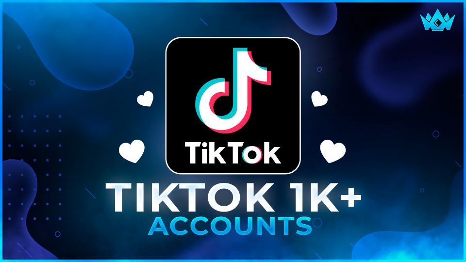 TikTok Accounts 1k+ Followers