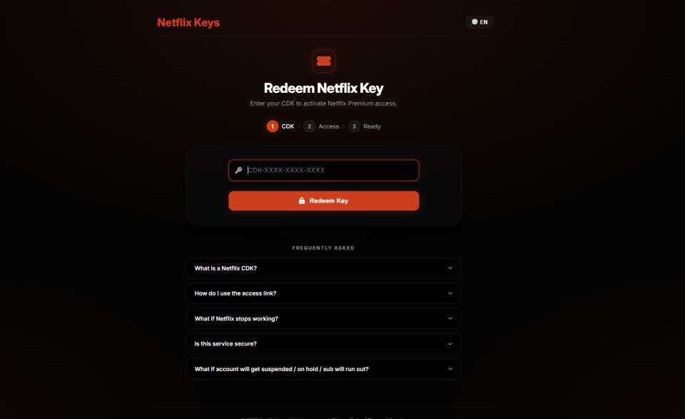 Netflix Account Lifetime