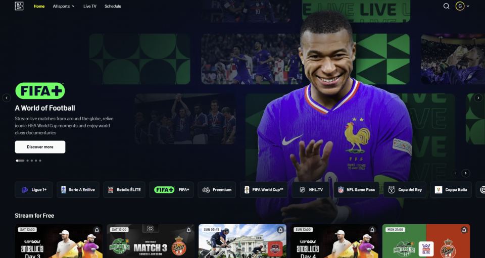  DAZN France Lifetime